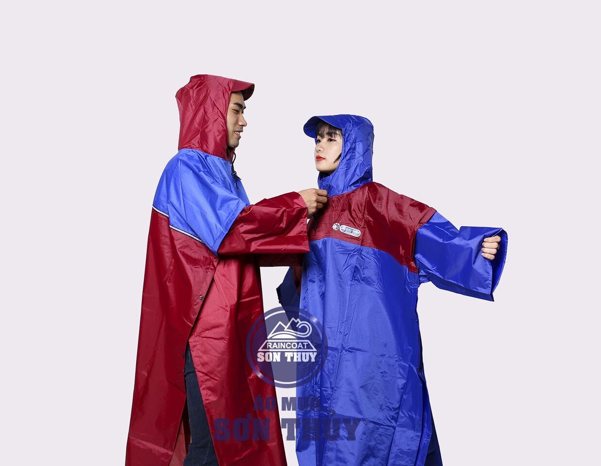 Áo mưa cánh dơi Sơn Thủy K7 CD không có kính - Ảnh 2