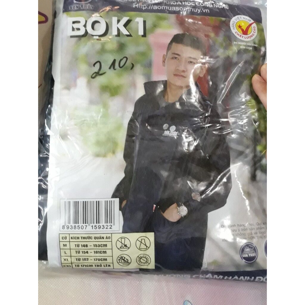 Bộ áo mưa Sơn Thủy 1 lớp K1 - Ảnh 4
