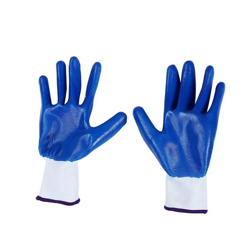 Găng tay len 388 phủ sơn xanh dương 40g - Ảnh 3