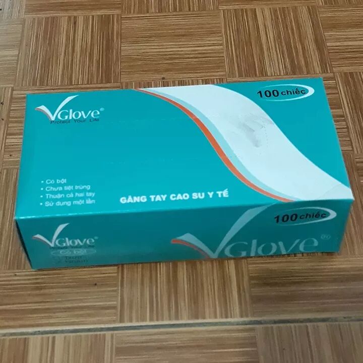 Găng tay y tế có bột Vglove - Ảnh 5
