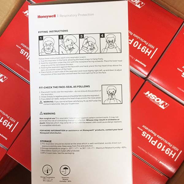 Khẩu trang Honeywell H910 Plus - Ảnh 7