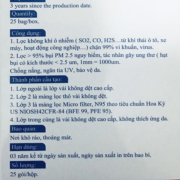 Khẩu trang Mayan BH9501 - Ảnh 7