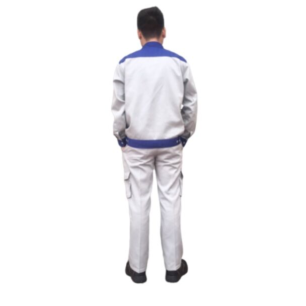 Quần áo Kaki 3.1 - Ghi sáng phối xanh LS401 - Ảnh 2