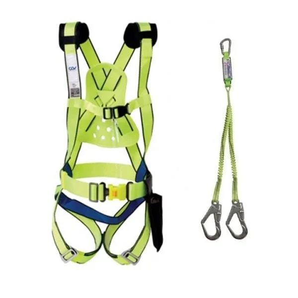 Dây an toàn toàn thân COV AL B 2 móc nhôm dây nhún (có đai bụng)