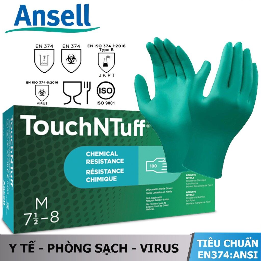 Găng tay y tế Ansell Nitrile 92-670 - Ảnh 6
